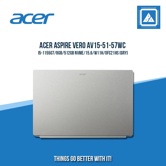 ACER ASPIRE VERO AV15-51-57WC I5-1155G7/8GB/512GB NVME | BEST FOR STUDENTS AND FREELANCERS LAPTOP ACER ASPIRE VERO AV15-51-57WC I5-1155G7/8GB/512GB NVME | BEST FOR STUDENTS AND FREELANCERS LAPTOP